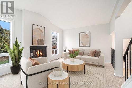 6377 St. Louis Drive, Ottawa, ON - Indoor Photo Showing Living Room With Fireplace