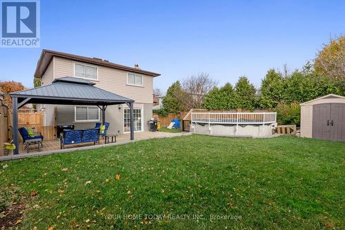 20 Faludon Drive, Halton Hills, ON - Outdoor With Above Ground Pool With Backyard With Exterior