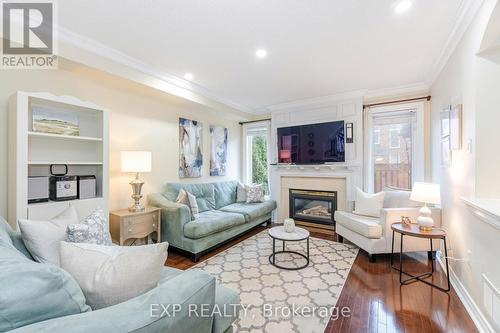 49 Skylark Drive, Vaughan, ON - Indoor Photo Showing Living Room With Fireplace