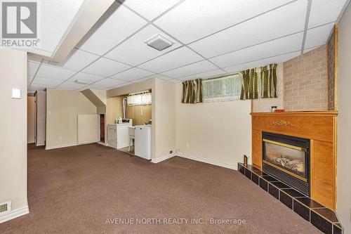 213 Ancaster Avenue, Ottawa, ON - Indoor Photo Showing Other Room With Fireplace