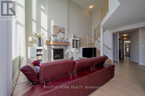 159 Boulonnais Grove, Ottawa, ON - Indoor Photo Showing Living Room With Fireplace