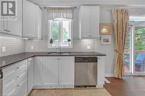 93 Southshore Crescent, Hamilton, ON - Indoor Photo Showing Kitchen With Double Sink