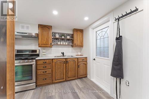 72 Leeming Street, Hamilton, ON - Indoor Photo Showing Kitchen With Double Sink