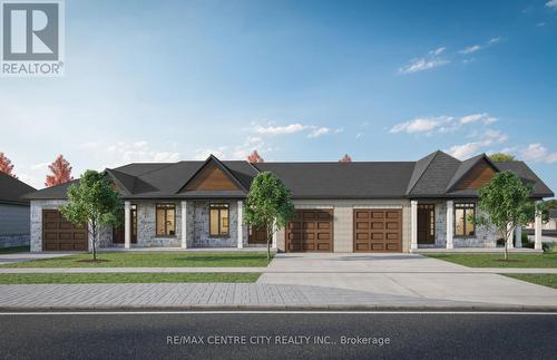 End Unit on the left. - 263 South Carriage Road, London, ON - Outdoor With Facade