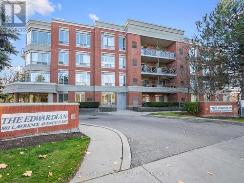 208 - 801 Lawrence Avenue E, Toronto, ON - Outdoor With Facade