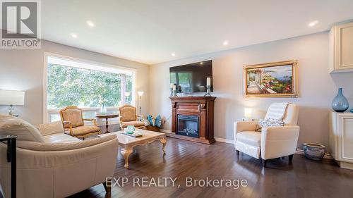 335 North Forest Crescent, Orillia, ON - Indoor Photo Showing Living Room With Fireplace