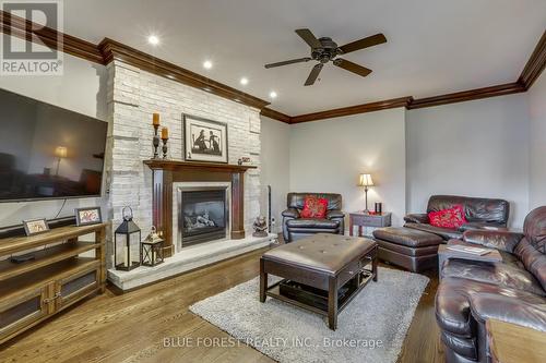 151 Tiner Avenue, Thames Centre (Dorchester), ON - Indoor Photo Showing Living Room With Fireplace