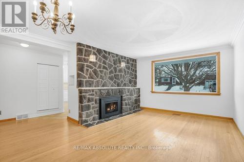 545 Neighbourhood Way, Ottawa, ON - Indoor Photo Showing Living Room With Fireplace