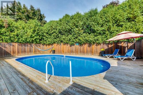 12 Somerset Crescent, London, ON - Outdoor With In Ground Pool With Deck Patio Veranda With Backyard