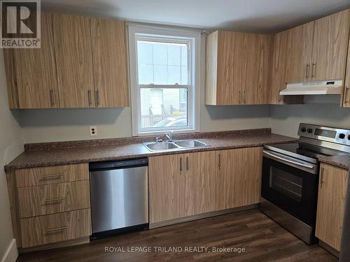 18 Childers Street, London, ON - Indoor Photo Showing Kitchen With Double Sink