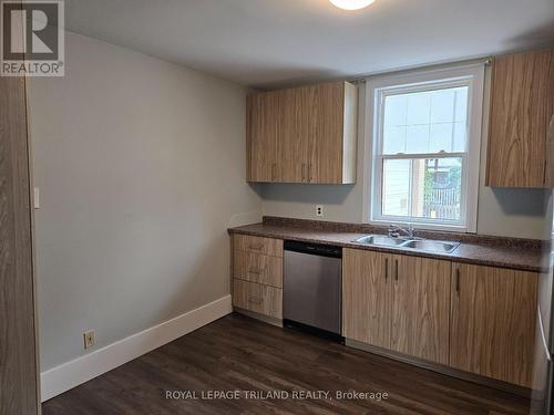 18 Childers Street, London, ON - Indoor Photo Showing Kitchen With Double Sink