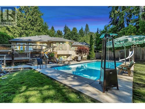 3164 Fairmont Road, North Vancouver, BC - Outdoor With In Ground Pool