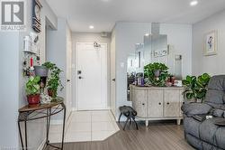 Foyer with light hardwood / wood-style floors - 