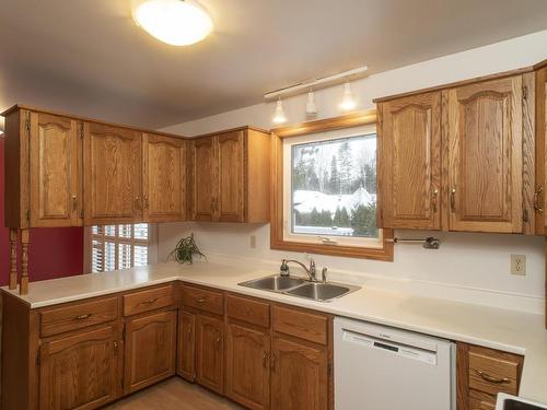 508 Black Bay Rd, Thunder Bay, ON - Indoor Photo Showing Kitchen With Double Sink