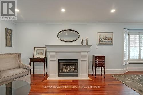 2428 Lakeshore Road, Burlington, ON - Indoor Photo Showing Living Room With Fireplace