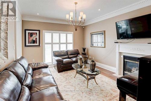 2 Mumberson Court, Markham, ON - Indoor Photo Showing Living Room With Fireplace