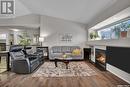 407 Beerling Crescent, Saskatoon, SK  - Indoor Photo Showing Living Room With Fireplace 