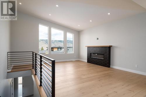 2165 Galore Crescent, Kamloops, BC - Indoor Photo Showing Living Room With Fireplace