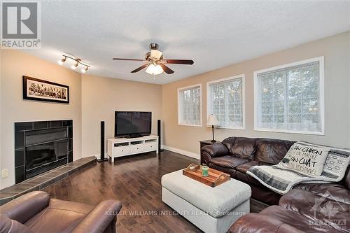 1 - 1859 Belcourt Boulevard, Ottawa, ON - Indoor Photo Showing Living Room With Fireplace