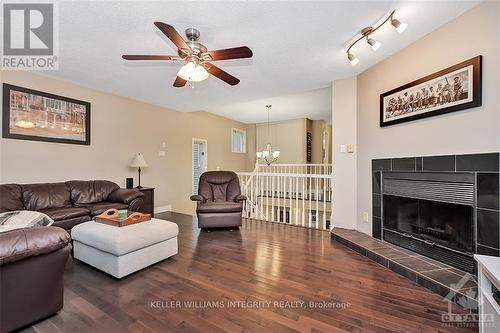 1 - 1859 Belcourt Boulevard, Ottawa, ON - Indoor Photo Showing Living Room With Fireplace