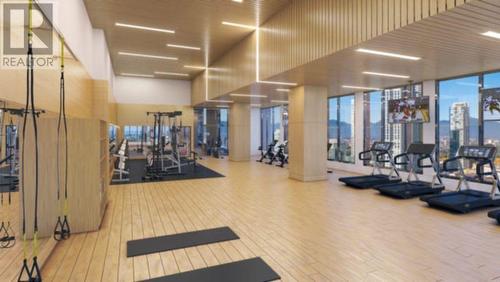 1305 6511 Sussex Avenue, Burnaby, BC - Indoor Photo Showing Gym Room