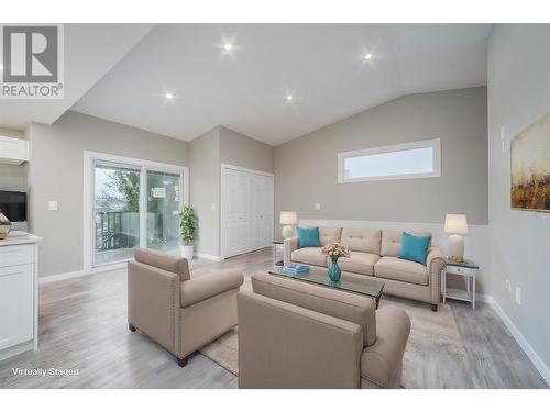 Living room - Suite *This photo has been virtually staged* - 2308 Thacker Drive, West Kelowna, BC - Indoor Photo Showing Living Room