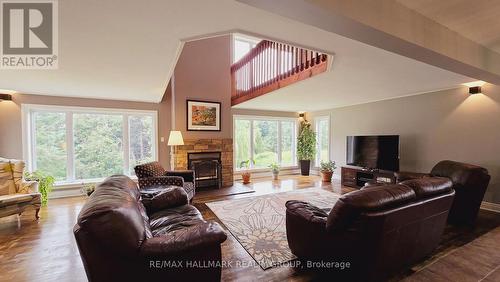 103 Lady Slipper Way, Ottawa, ON - Indoor Photo Showing Living Room With Fireplace