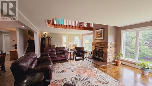 103 Lady Slipper Way, Ottawa, ON - Indoor Photo Showing Living Room With Fireplace