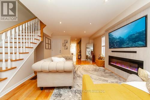 58 Coranto Way, Vaughan, ON - Indoor With Fireplace