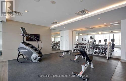 2504 - 4011 Brickstone Mews, Mississauga, ON - Indoor Photo Showing Gym Room