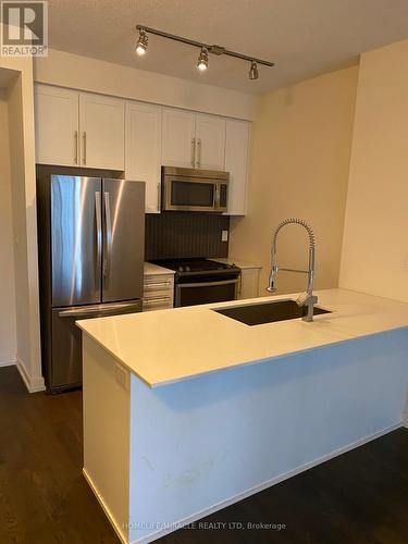 2504 - 4011 Brickstone Mews, Mississauga, ON - Indoor Photo Showing Kitchen With Stainless Steel Kitchen