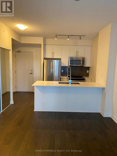 2504 - 4011 Brickstone Mews, Mississauga, ON - Indoor Photo Showing Kitchen With Stainless Steel Kitchen