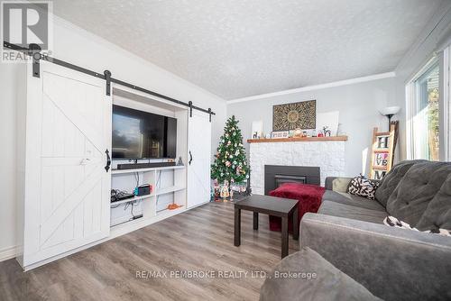 36 Labine Crescent, Petawawa, ON - Indoor Photo Showing Living Room With Fireplace