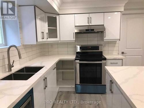 Lower - 32 Braemore Road, Brampton, ON - Indoor Photo Showing Kitchen With Double Sink