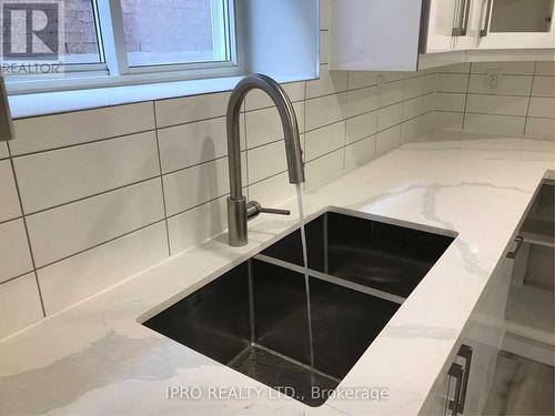 Lower - 32 Braemore Road, Brampton, ON - Indoor Photo Showing Kitchen With Double Sink