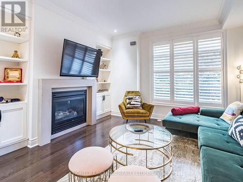 6 Agar Lane, Vaughan, ON - Indoor Photo Showing Living Room With Fireplace