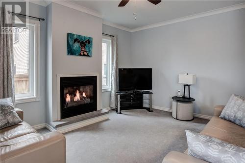 1700 Madison Avenue, Sudbury, ON - Indoor Photo Showing Living Room With Fireplace