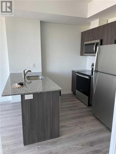 1809 - 108 Garment Street, Kitchener, ON - Indoor Photo Showing Kitchen With Stainless Steel Kitchen