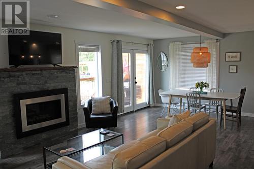 3288 Holbrook Road Lot# A, Kamloops, BC - Indoor Photo Showing Living Room With Fireplace