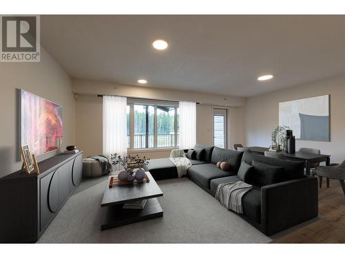 Virtual Staging - 1444 Granite Drive Unit# 6, Golden, BC - Indoor Photo Showing Living Room