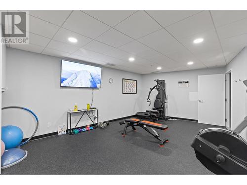 2301 Carrington Road Unit# 404, West Kelowna, BC - Indoor Photo Showing Gym Room