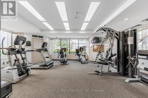 704 - 343 Clark Avenue W, Vaughan, ON - Indoor Photo Showing Gym Room