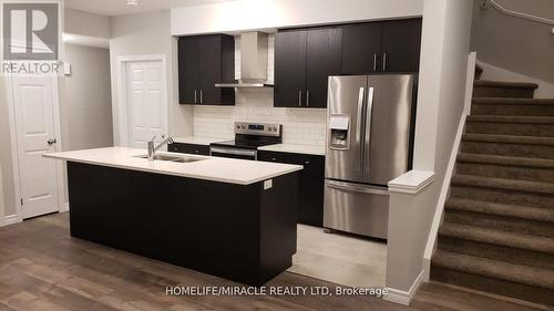 38 Oat Lane, Kitchener, ON - Indoor Photo Showing Kitchen With Double Sink With Upgraded Kitchen