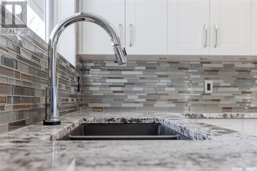 6 Macdonald Crescent, Saskatoon, SK - Indoor Photo Showing Kitchen With Double Sink