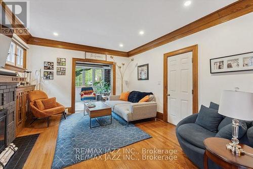 Lower - 403 Masson Street, Oshawa (O'Neill), ON - Indoor Photo Showing Living Room With Fireplace