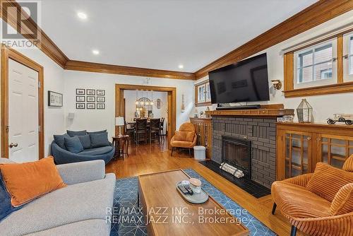 Lower - 403 Masson Street, Oshawa (O'Neill), ON - Indoor Photo Showing Living Room With Fireplace