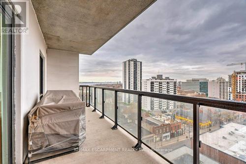 812 - 15 Queen Street E, Hamilton, ON - Outdoor With Balcony With Exterior