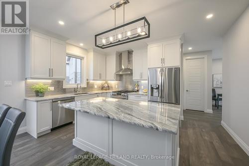 177 Middleton Avenue, London, ON - Indoor Photo Showing Kitchen With Upgraded Kitchen