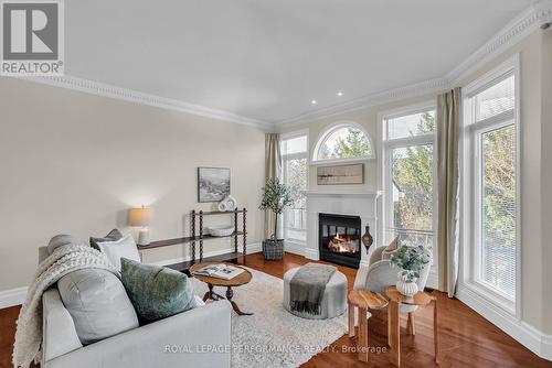 1907 Caprihani Way, Ottawa, ON - Indoor Photo Showing Living Room With Fireplace