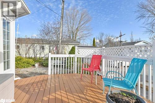 View of wooden deck - 30 Kenneth Boulevard, Quinte West, ON - Outdoor With Deck Patio Veranda